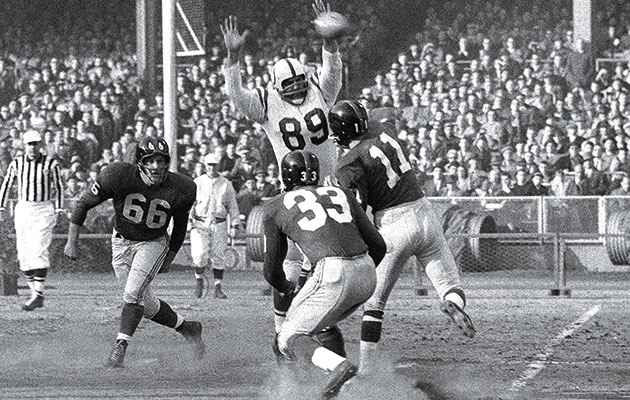 Marchetti had to be taken into the locker room moments before the Colts won the first sudden-death game in NFL history.